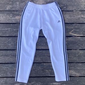 Adidas White Snap Track Pants Size US XS